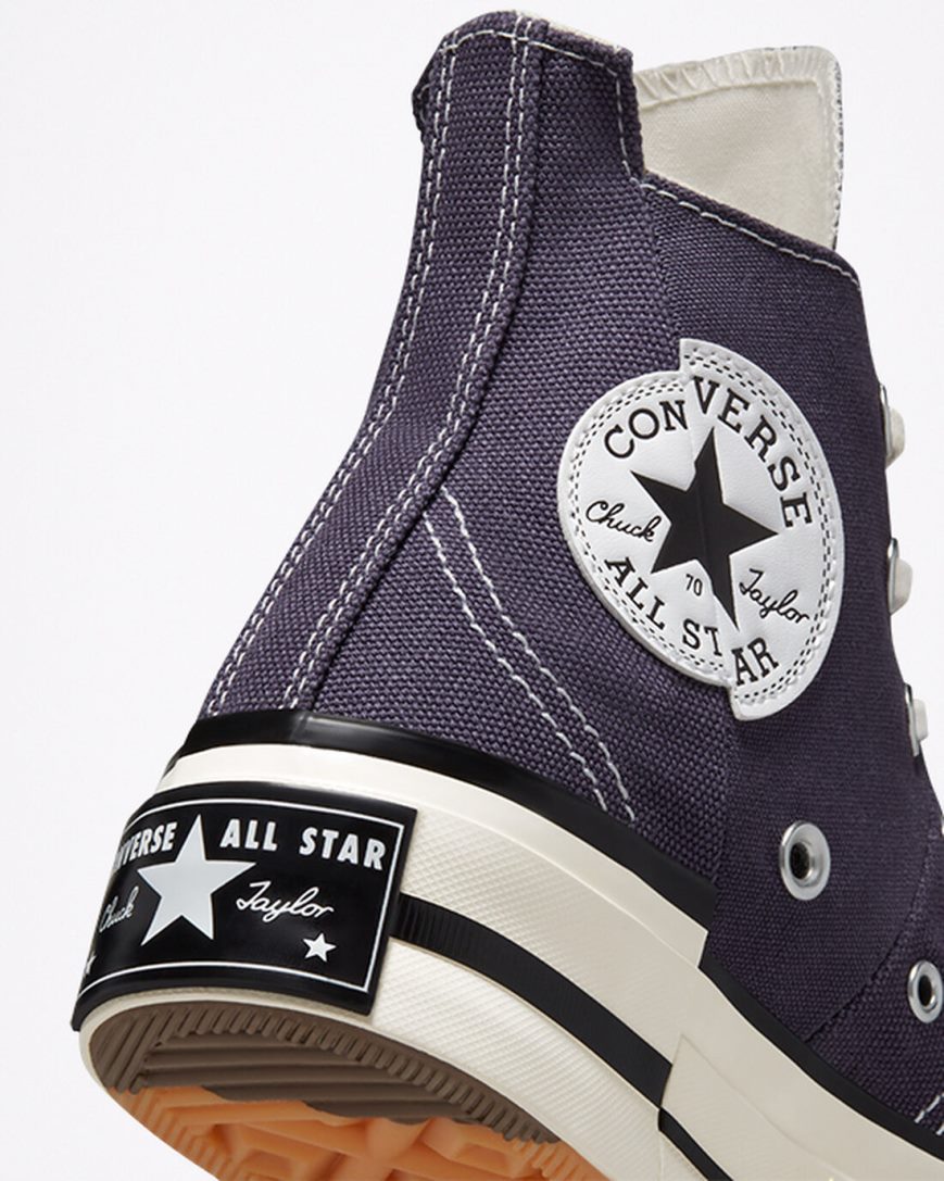 Men's Converse Chuck 70 Plus High Top Shoes Purple / Black | AU E04C6D